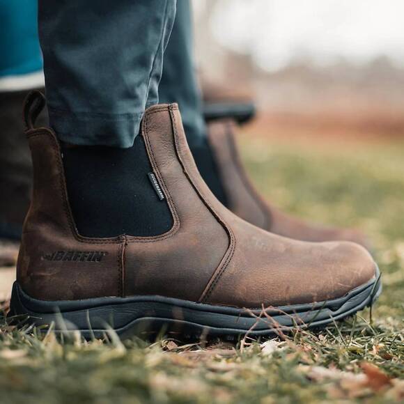 NEW BAFFIN men's copenhagen boots in brown